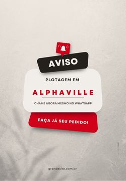 Plotagem de Projetos em Alphaville