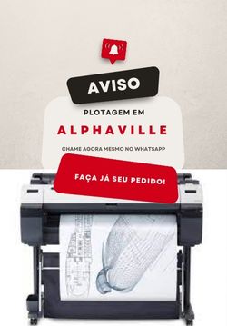 Plotagem de Projetos em Alphaville